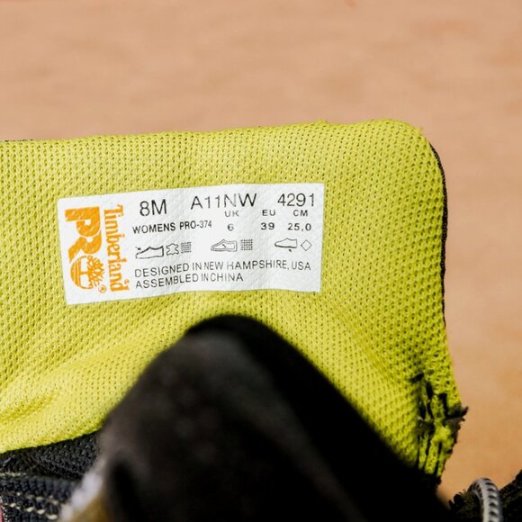 Timberland Pro Women Rockscape Grey Suede Safety Toe Hiker Work Boots sz 8 - Picture 7 of 8